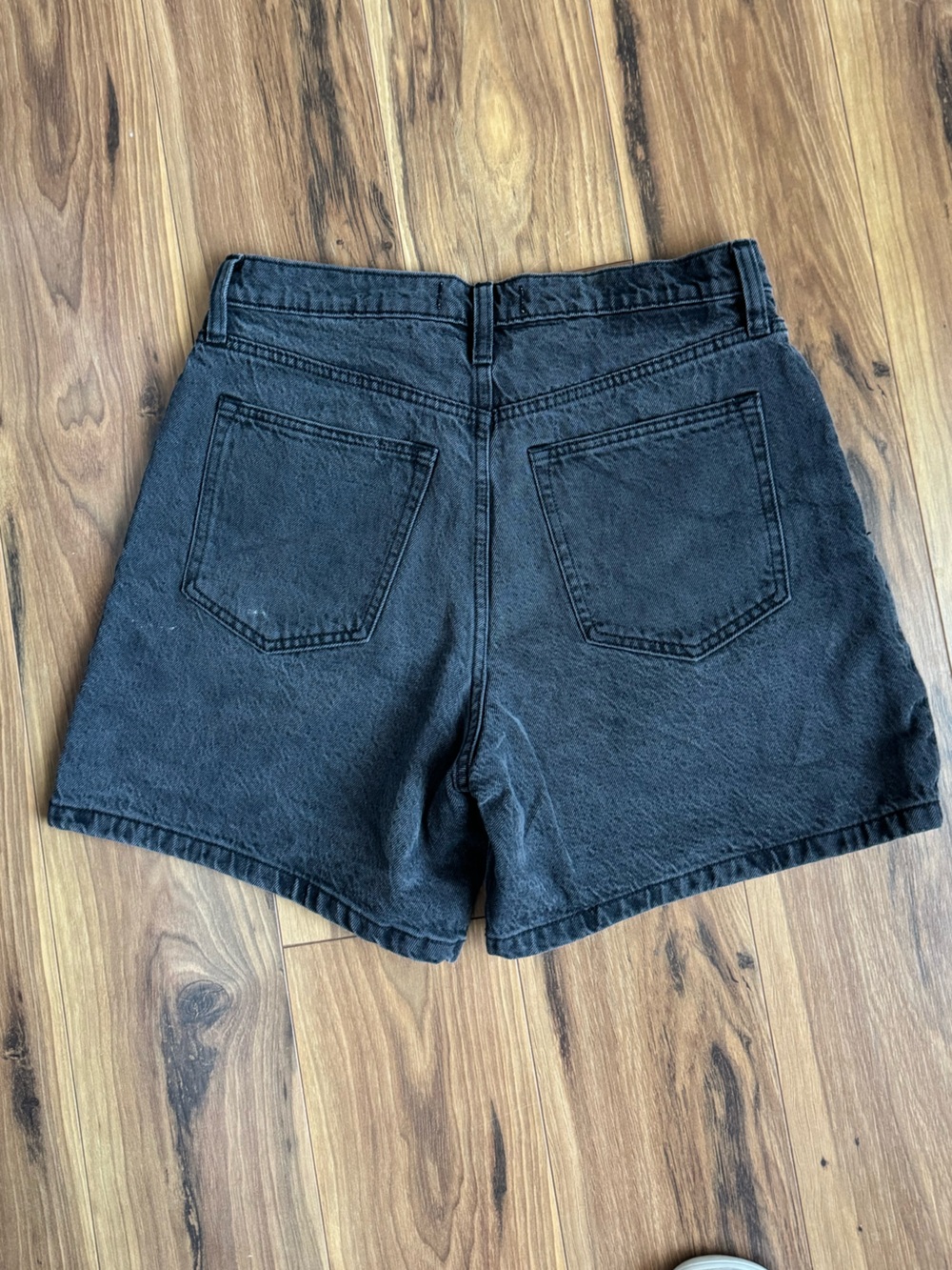 Abercrombie & Fitch Black Denim Jean Shorts - Picture 2 of 6